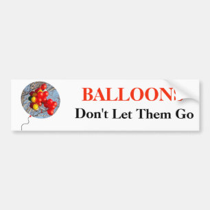 Autocollant De Voiture BALLONS, ne les laissez pas partir
