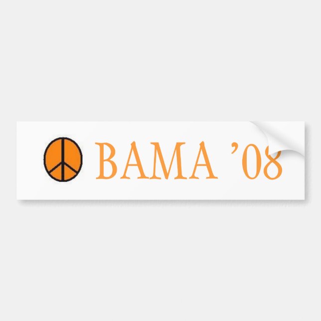 Autocollant De Voiture Bama pour Obama (Devant)