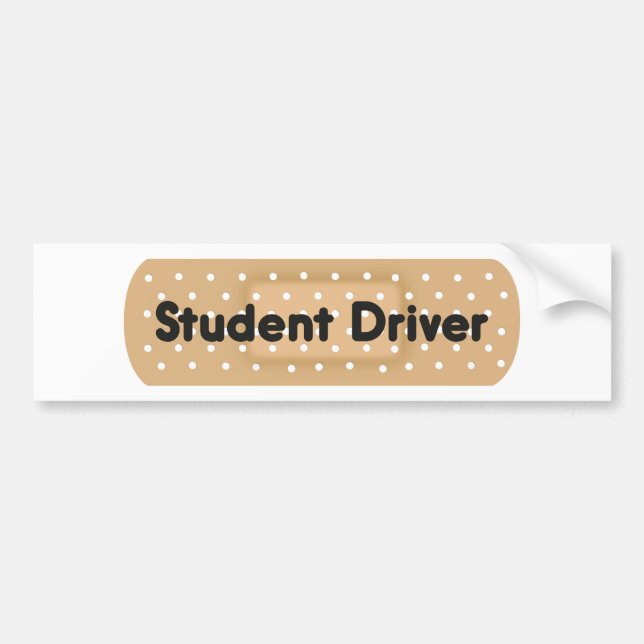 Autocollant De Voiture Bandage du conducteur étudiant (Devant)