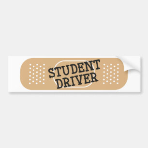 Autocollant De Voiture Bandage du conducteur étudiant
