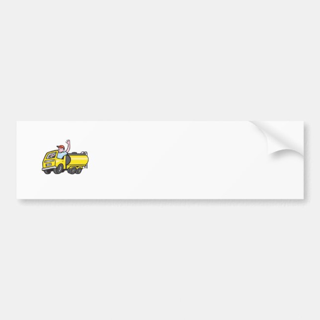 Autocollant De Voiture Bande dessinée de ondulation de chauffeur de (Devant)