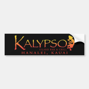 Autocollant De Voiture Bar et grill d'île de Kalypso