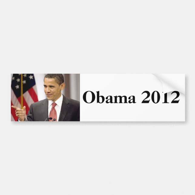 Autocollant De Voiture Barack Obama 2012 (Devant)