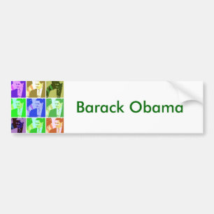 Autocollant De Voiture Barack Obama Pop Art