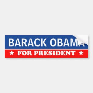 Autocollant De Voiture Barack Obama pour le président 2016