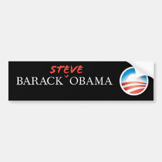 Autocollant De Voiture Barack Steve Obama