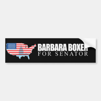 Autocollant De Voiture Barbara Boxer pour le sénateur 2010