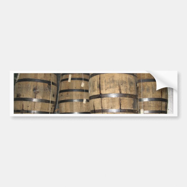 Autocollant De Voiture Barils de whiskey (Devant)