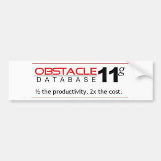 Autocollant De Voiture Base de données d'obstacles 11g