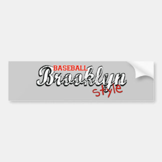 Autocollant De Voiture Baseball Brooklyn Style
