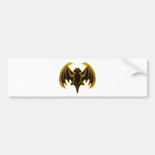 Autocollant De Voiture Bat Gold Le MUSÉE Zazzle Cadeaux