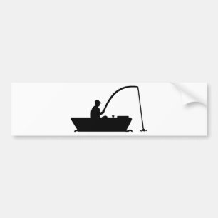 Autocollant De Voiture Bateau de Fisher de pêcheur à la ligne