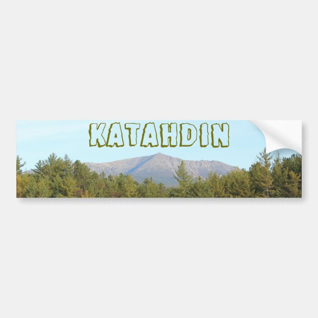 Autocollant De Voiture Bâti Katahdin 0579 (Devant)