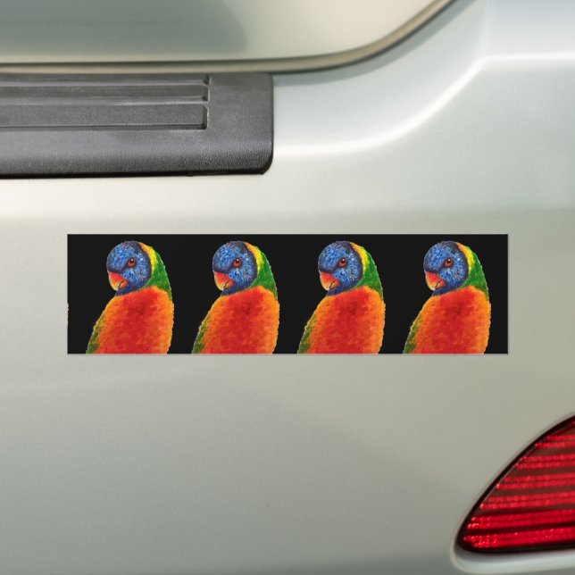 AUTOCOLLANT DE VOITURE BÂTIMENTS DE TAMPON DE PARROT (En voiture)