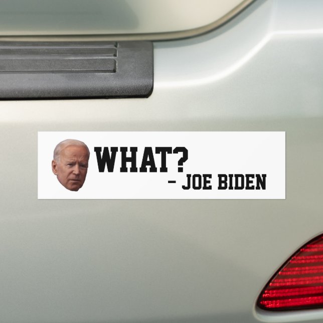 AUTOCOLLANT DE VOITURE BÂTISSEURS DE BUMPER FUNNY JOE BIDEN (En voiture)