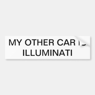 Autocollant De Voiture Bâton de pare-chocs d'Illuminati