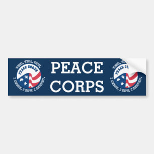 Autocollant De Voiture Bâton pare-chocs VVV Shield Peace Corps