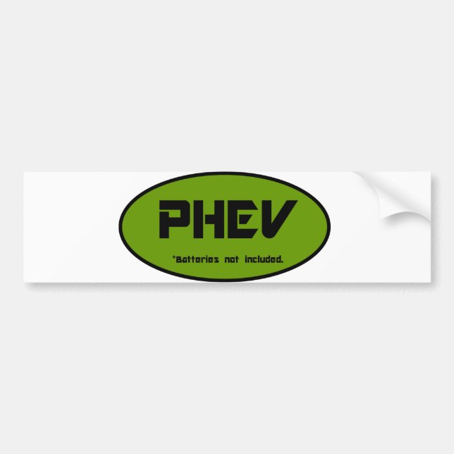 Autocollant De Voiture Batteries de PHEV non incluses (Devant)