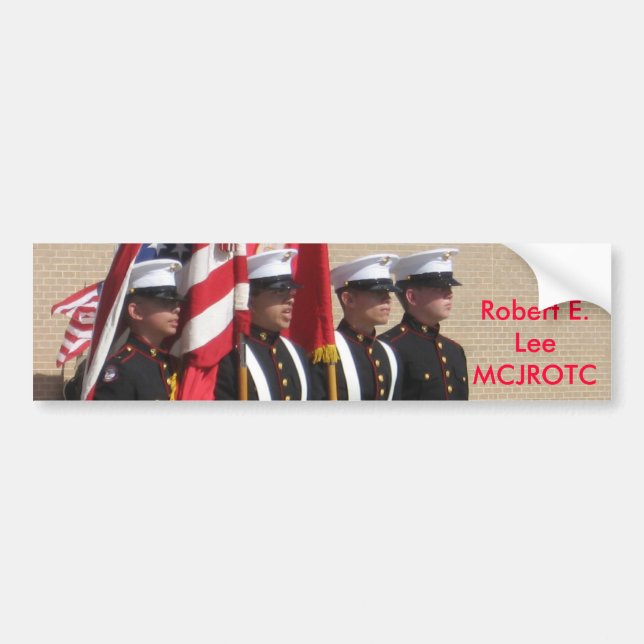 Autocollant De Voiture Baytown Robert E. Lee MCJROTC (Devant)