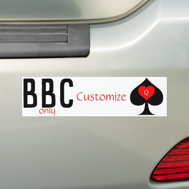 Autocollant De Voiture BBC Seule pique lame signe Thunder_Cove (En voiture)