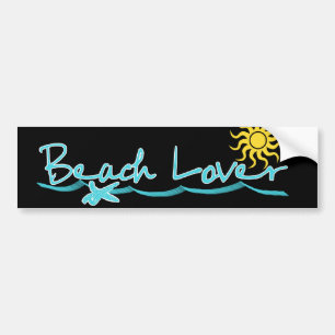 Autocollant De Voiture Beach Lover
