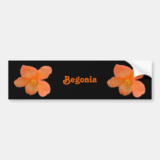 Autocollant De Voiture Beau Bumper personnalisable Begonia