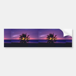 Autocollant De Voiture Beau coucher du soleil : Plage de mission, la