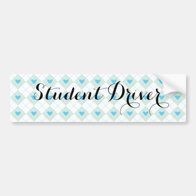 Autocollant De Voiture Beau Jacquard (Devant)