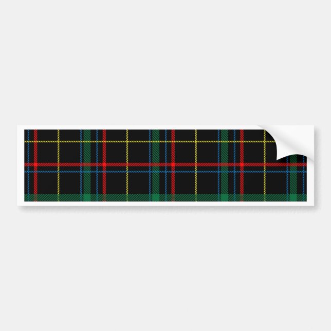 Autocollant De Voiture Beautiful Plaid Pattern (Devant)
