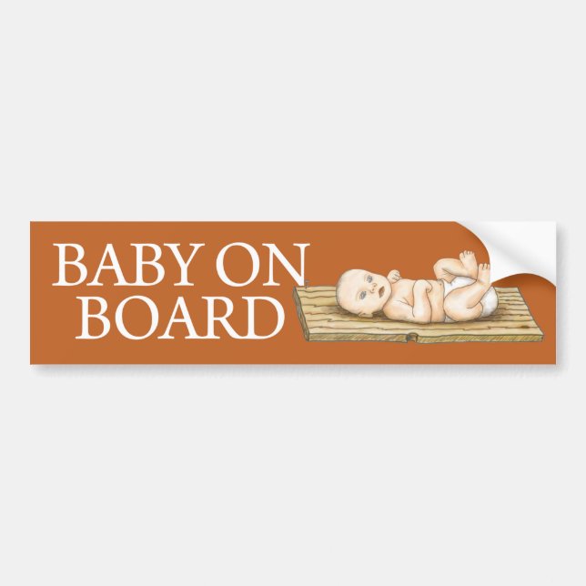 Autocollant De Voiture Bébé à bord (Devant)