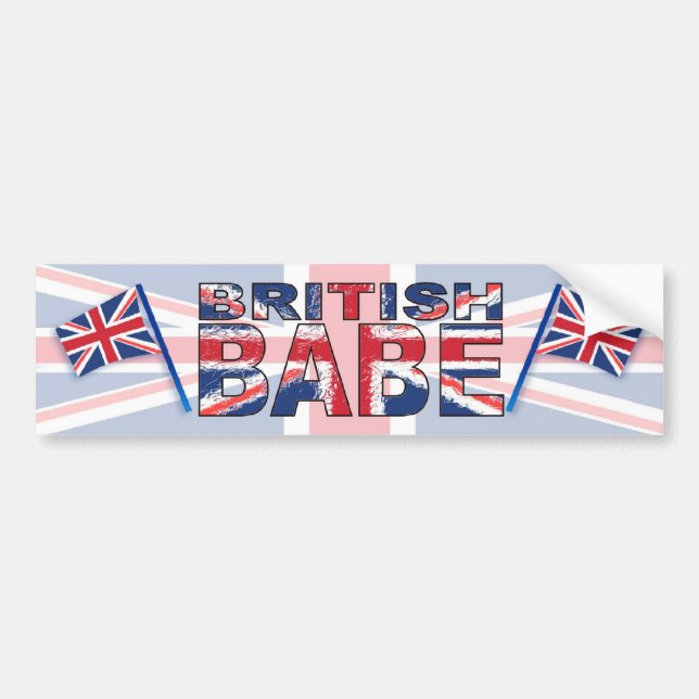 Autocollant De Voiture Bébé britannique (Devant)