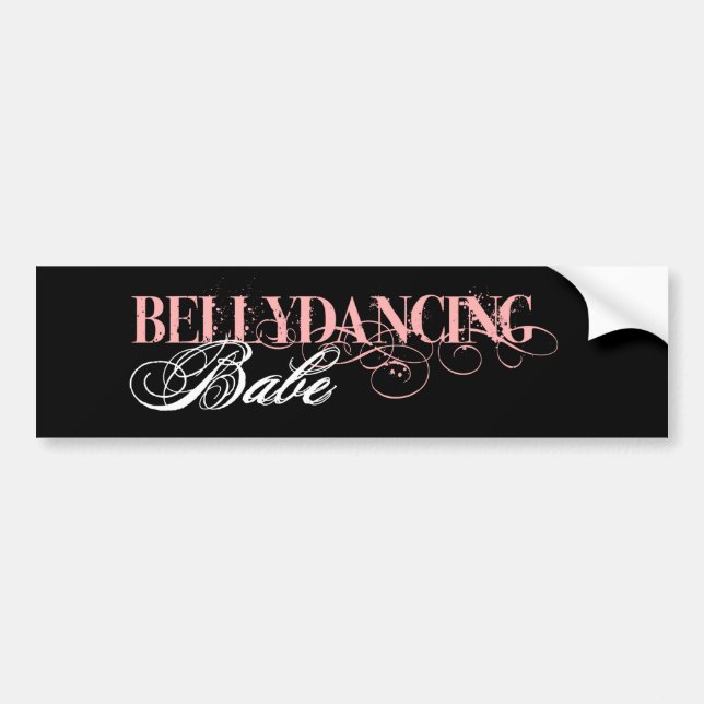 Autocollant De Voiture Bébé de danse du ventre (Devant)