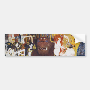 Autocollant De Voiture Beethoven Frieze (détail), Gustav Klimt