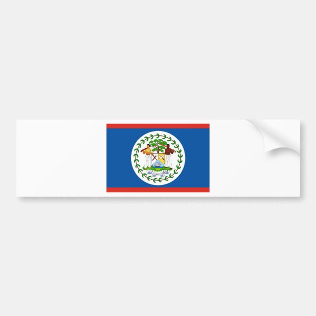Autocollant De Voiture Belize (Devant)