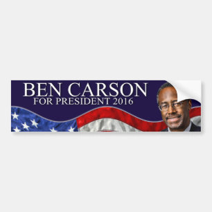 Autocollant De Voiture Ben Carson pour le président 2016