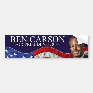 Autocollant De Voiture Ben Carson pour le président 2016