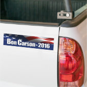 Autocollant De Voiture Ben Carson - président 2016 (On Truck)