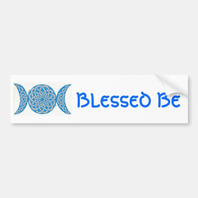 Autocollant De Voiture Béni soyez Bumpersticker (Devant)