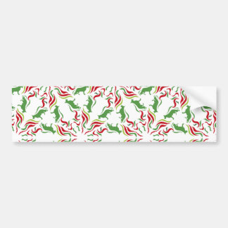 Autocollant De Voiture Berger allemand rouge vert