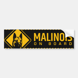 Autocollant De Voiture Berger belge - adhésif pour pare-chocs de Malinois