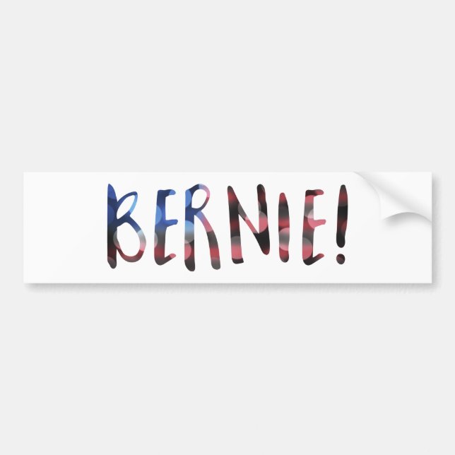 Autocollant De Voiture bernie sanders bokeh (Devant)