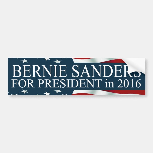 Autocollant De Voiture Bernie Sanders pour le président 2016 (Devant)