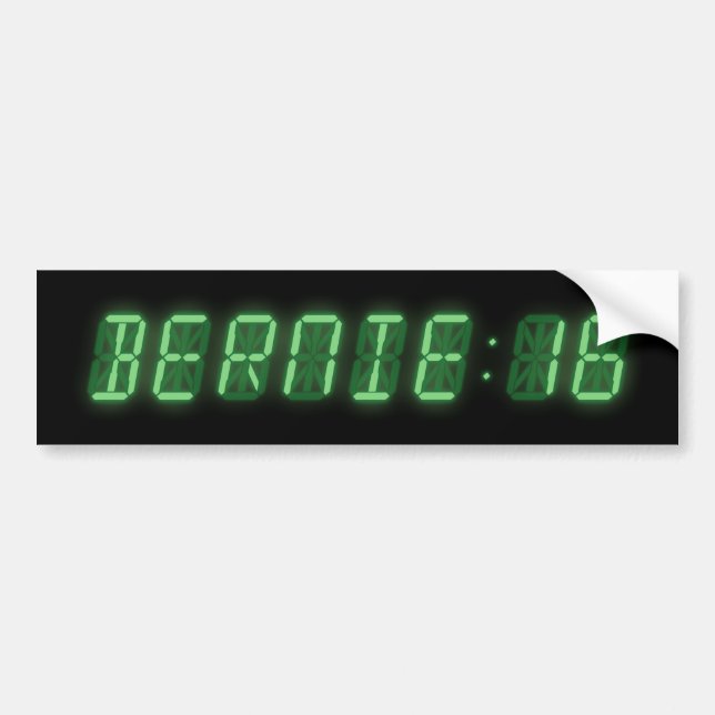 Autocollant De Voiture Bernie Sanders Time (Devant)