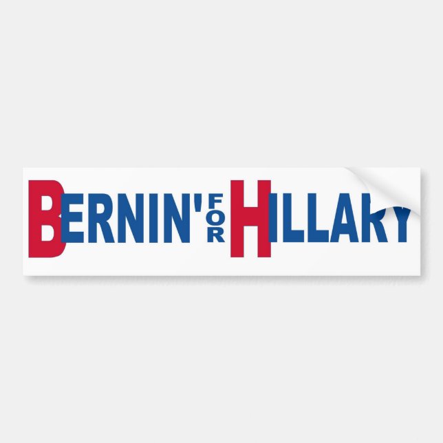 Autocollant De Voiture Bernin pour Hillary (Devant)