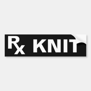 Autocollant De Voiture BEST Prescription - RX KNIT - Créer
