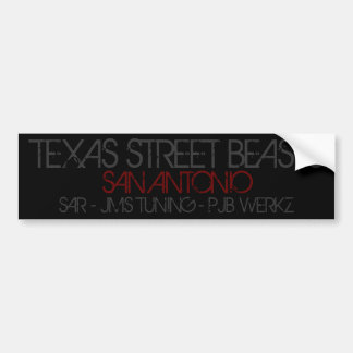 Autocollant De Voiture bêtes de rue du Texas