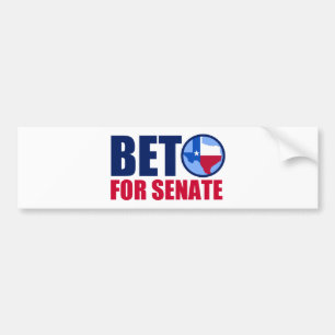 Autocollant De Voiture Beto pour le sénat 2018 du Texas
