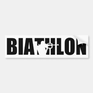 Autocollant De Voiture Biathlon