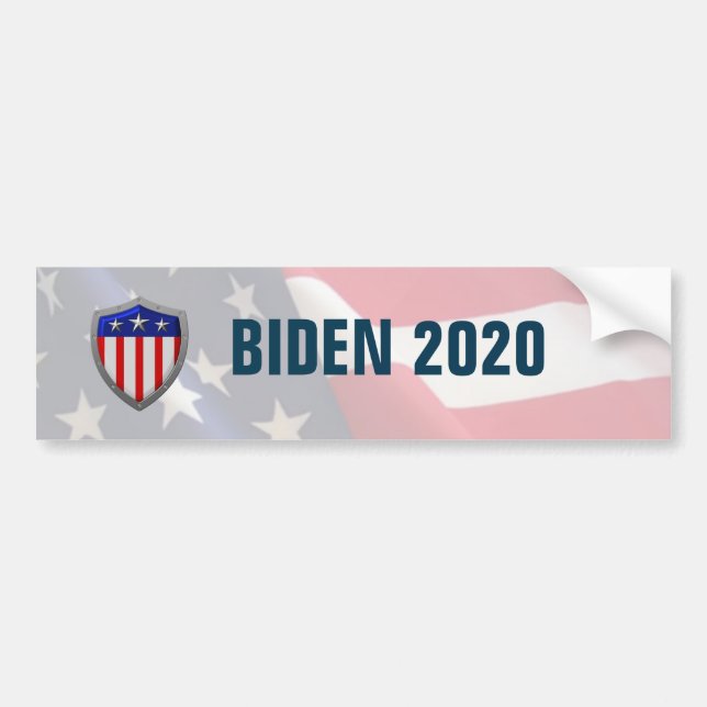 Autocollant De Voiture Biden 2020 (Devant)