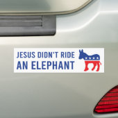 Autocollant De Voiture Biden 2020 - Jésus n'a pas couru un éléphant (On Car)